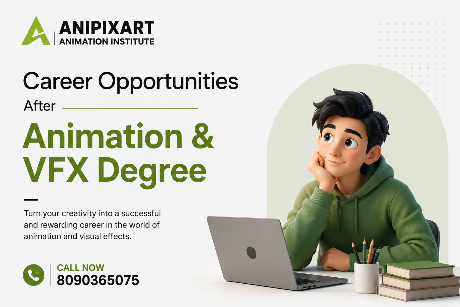 Students learning VFX course