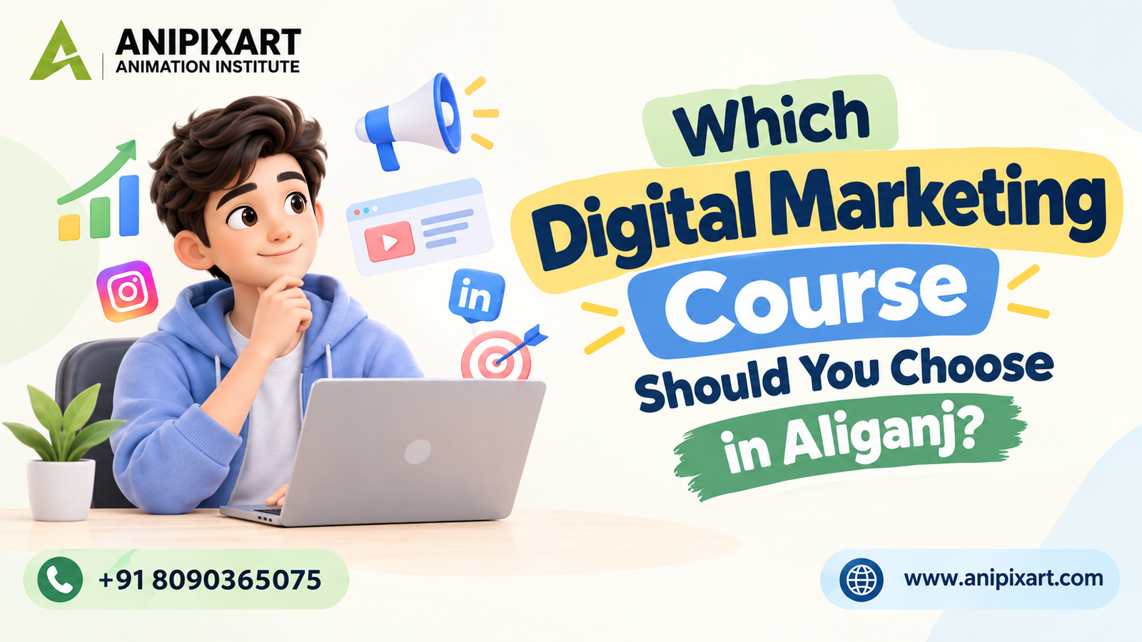 digital marketing course in Aliganj